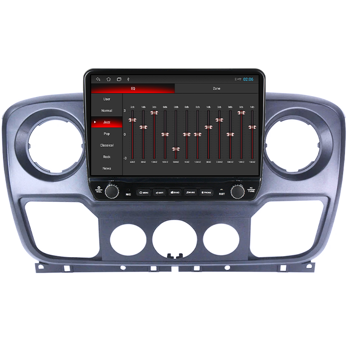 Navigatie dedicata Opel Movano Tesla cu butoane rotative model 2024, 4GB RAM 64GB ROM, Procesor Quadcore, Android 14, Display QLED 10", DSP, Carplay&Android Auto [2]