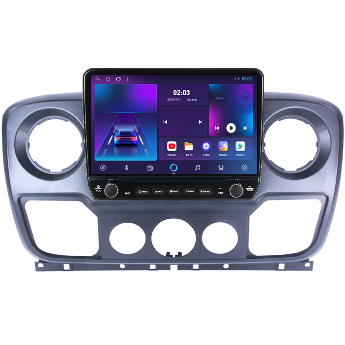 Navigatie dedicata Opel Movano Tesla cu butoane rotative model 2024, 4GB RAM 64GB ROM, Procesor Quadcore, Android 14, Display QLED 10", DSP, Carplay&Android Auto [6]