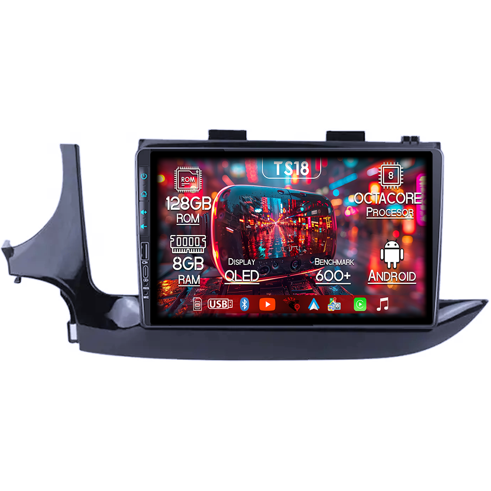 Navigatie dedicata Opel Mokka 2016-2018, USB&Butoane fizice frontale, Platforma TS18, 9 Inch, 8GB RAM 128GB ROM, Octacore, Android 14, Android Auto&Carplay [1]
