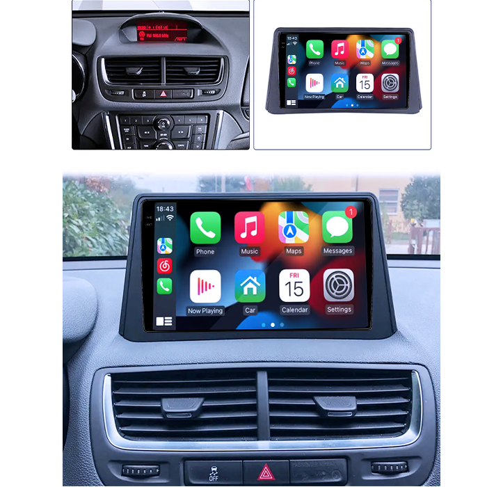 Navigatie dedicata Opel Mokka Buick Encore 2013-2015, 4GB RAM 64GB ROM, Procesor Qualcomm Octacore, Android 14, Rezolutie 2K, Display QLED 9", DSP, Carplay&Android Auto, SIM 4G [6]