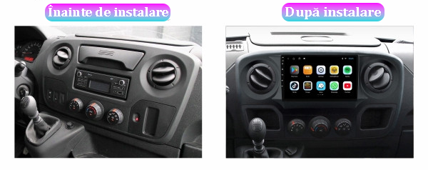 Navigatie dedicata Opel Movano, Renault Master 2020-2021, 4GB RAM 64GB ROM, Octacore, Android 14, Display QLED 9", DSP, Carplay&Android Auto, SIM 4G, Ventilator Activ [3]