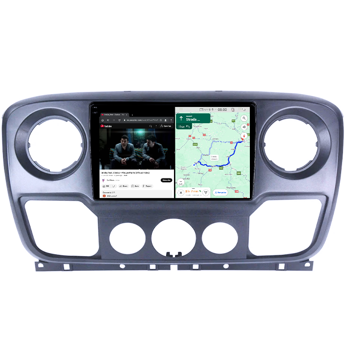 Navigatie dedicata Opel Movano, Renault Master 2020-2021, 8GB RAM 128GB ROM, Octacore, Platforma TS18, Android 14, Display QLED 10", Suporta camera 360", DSP, Carplay&Android Auto, SIM 4G, Ventilat [4]