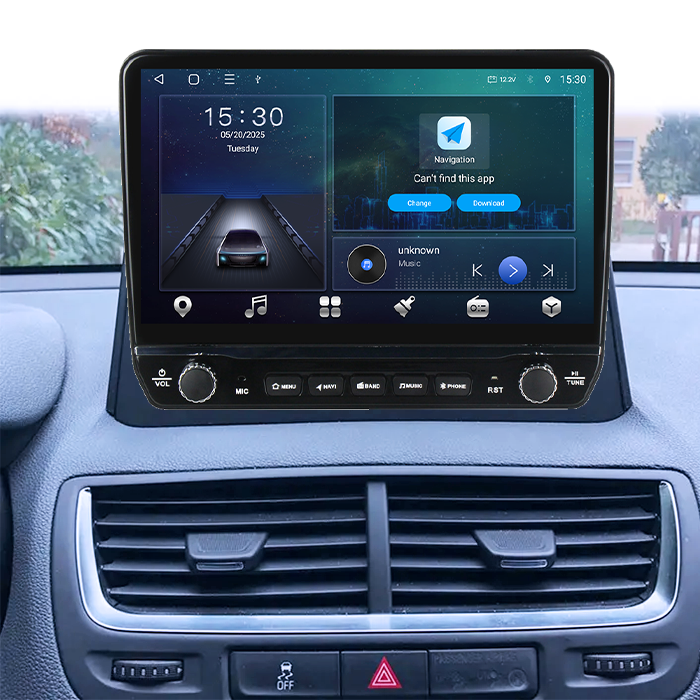 Navigatie dedicata Opel Mokka 2012 - 2016 Tesla cu butoane rotative model 2024, 4GB RAM 64GB ROM, Procesor Quadcore, Android 14, Display QLED 10", DSP, Carplay&Android Auto [2]