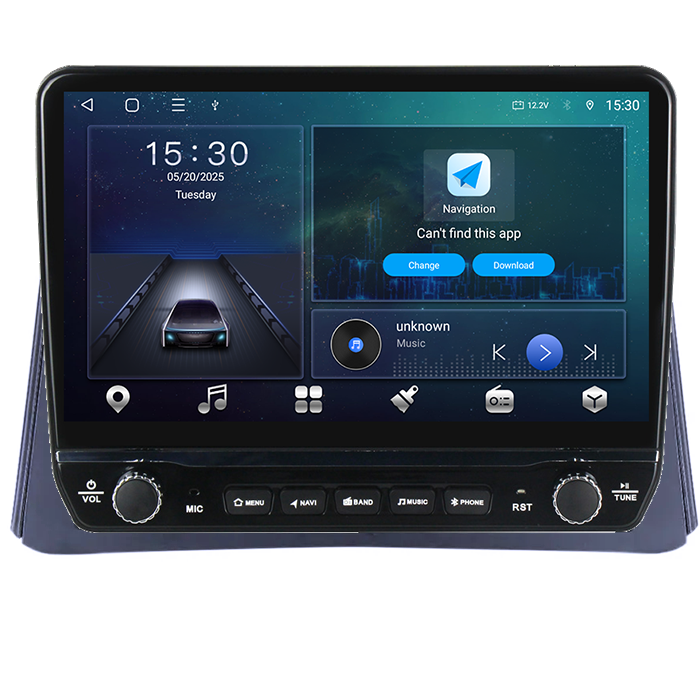 Navigatie dedicata Opel Mokka 2012 - 2016 Tesla cu butoane rotative model 2024, 4GB RAM 64GB ROM, Procesor Quadcore, Android 14, Display QLED 10", DSP, Carplay&Android Auto [7]