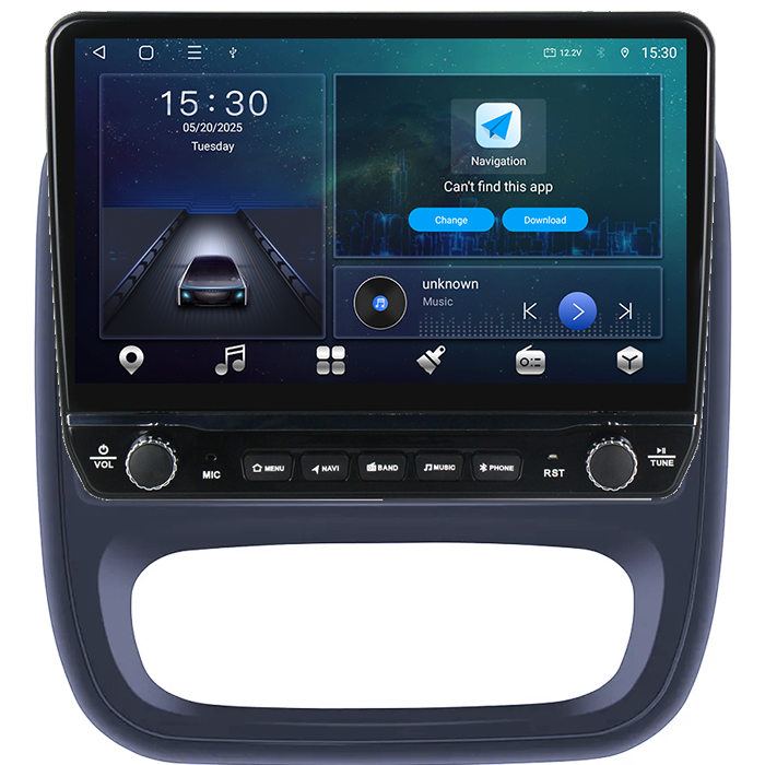 Navigatie dedicata Opel Vivaro 2014-2018 Tesla cu butoane rotative model 2024, 4GB RAM 64GB ROM, Procesor Quadcore, Android 14, Display QLED 10", DSP, Carplay&Android Auto [7]