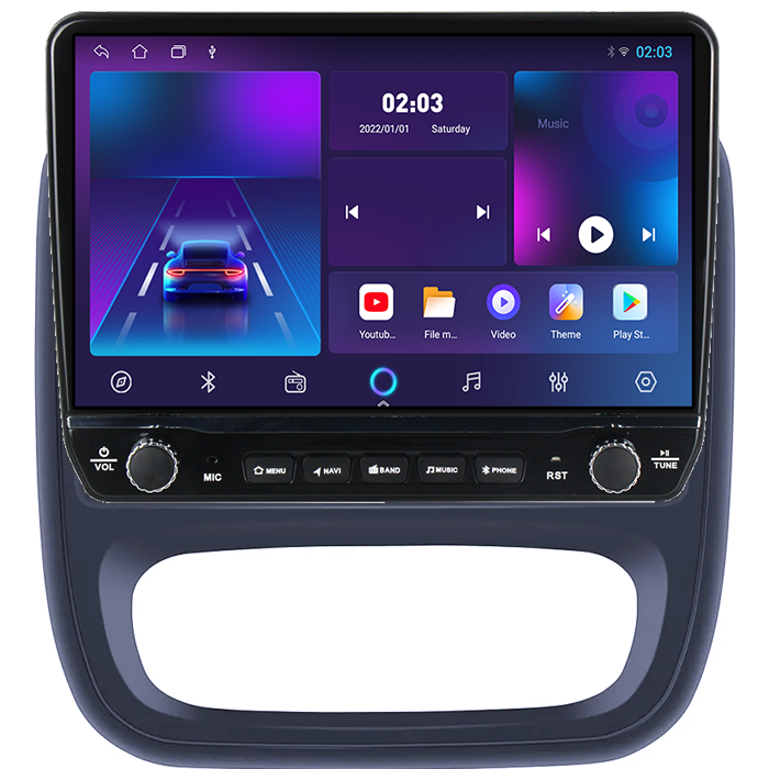 Navigatie dedicata Opel Vivaro 2014-2018 Tesla cu butoane rotative model 2024, 4GB RAM 64GB ROM, Procesor Quadcore, Android 14, Display QLED 10", DSP, Carplay&Android Auto [6]