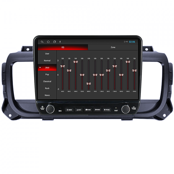 Navigatie dedicata Opel Vivaro C 2019+ Tesla cu butoane rotative model 2024, 4GB RAM 64GB ROM, Procesor Quadcore, Android 14, Display QLED 10", DSP, Carplay&Android Auto [2]