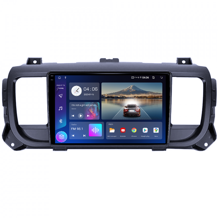 Navigatie dedicata Opel Vivaro C 2019+, 4GB RAM 64GB ROM, Quadcore, Android 14, Display QLED 1K, 9", DSP, Carplay&Android Auto, Suport camere AHD [2]