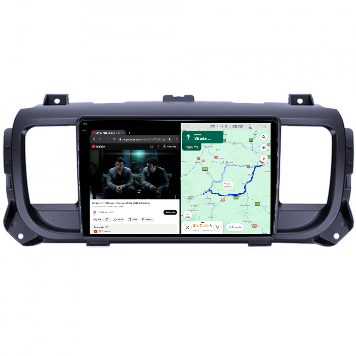 Navigatie dedicata Opel Vivaro C 2019+, 4GB RAM 64GB ROM, Quadcore, Android 14, Display QLED 1K, 9", DSP, Carplay&Android Auto, Suport camere AHD [5]