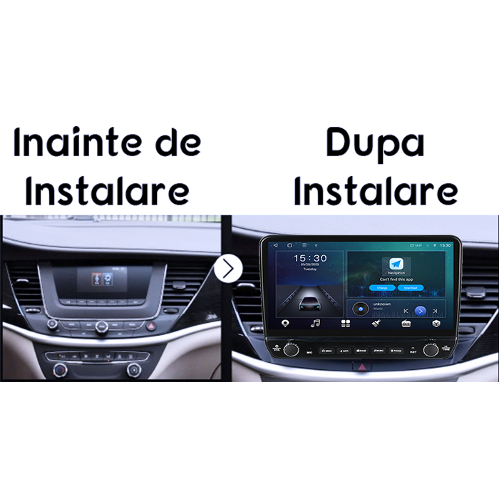 Navigatie dedicata Opel Verano 2015+ Tesla cu butoane rotative model 2024, 4GB RAM 64GB ROM, Procesor Quadcore, Android 14, Display QLED 10", DSP, Carplay&Android Auto [6]