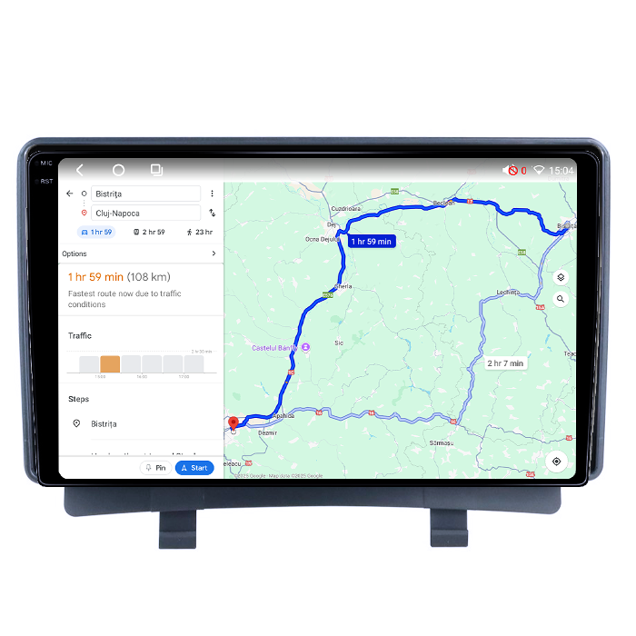 Navigatie dedicata Opel Zafira Tourer C 2011-2016, 4GB RAM 32GB ROM, Octacore, Android 14, Display QLED 1K 9", DSP, Carplay&Android Auto, SIM 4G, Bluetooth, Ventilator Activ [5]