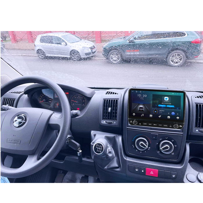 Navigatie dedicata Peugeot Boxer Tesla cu butoane rotative model 2024, 4GB RAM 64GB ROM, Procesor Quadcore, Android 14, Display QLED 10", DSP, Carplay&Android Auto [5]