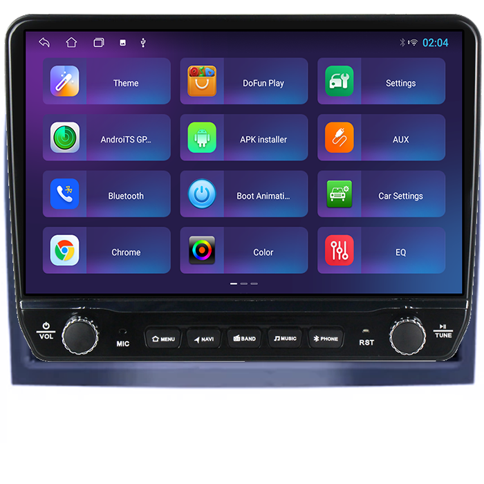Navigatie dedicata Peugeot Boxer Tesla cu butoane rotative model 2024, 4GB RAM 64GB ROM, Procesor Quadcore, Android 14, Display QLED 10", DSP, Carplay&Android Auto [4]