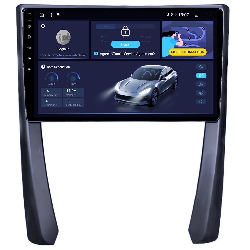 Navigatie dedicata Porsche 911, 12GB RAM 256GB ROM, Android 14, Rezolutie 2K, Display QLED, 9", DSP, Carplay, Android Auto, Internet, Youtube, Waze, Wi Fi, USB [4]