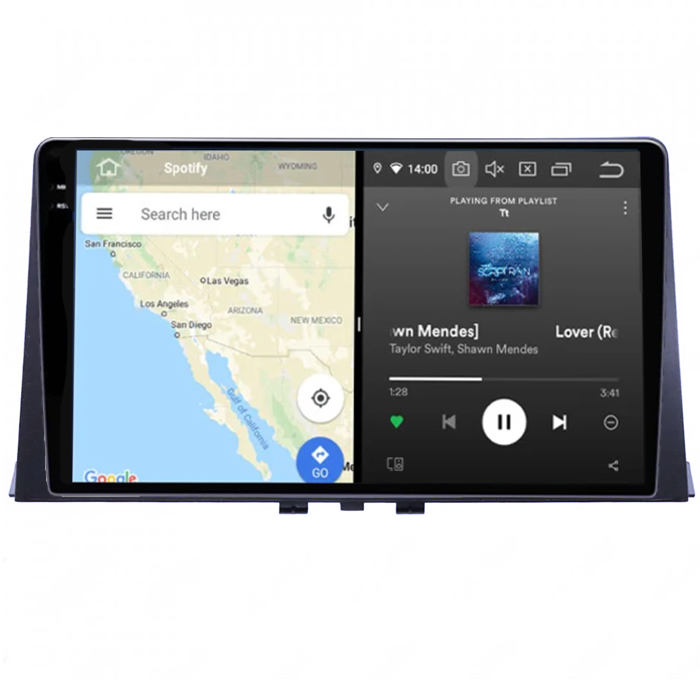 Navigatie dedicata Partner 2018+, 12GB RAM 256GB ROM, Android 13, Rezolutie 2K, Display QLED 9", DSP, Carplay, SIM 4G [2]