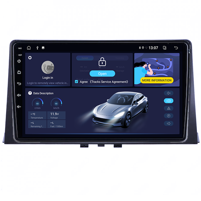 Navigatie dedicata Partner 2018+, 4 GB RAM 32 ROM, Android 13, Display QLED 9", DSP, Carplay, Android Auto, SIM 4G, Bluetooth [3]