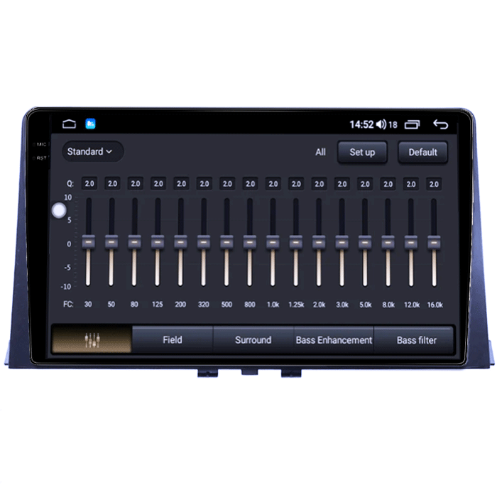 Navigatie dedicata Partner 2018+, 8GB RAM 128GB ROM, Octacore, Platforma TS18, Android 14, Display QLED 9", Suporta camera 360", DSP, Carplay&Android Auto, SIM 4G, Ventilator Activ [8]