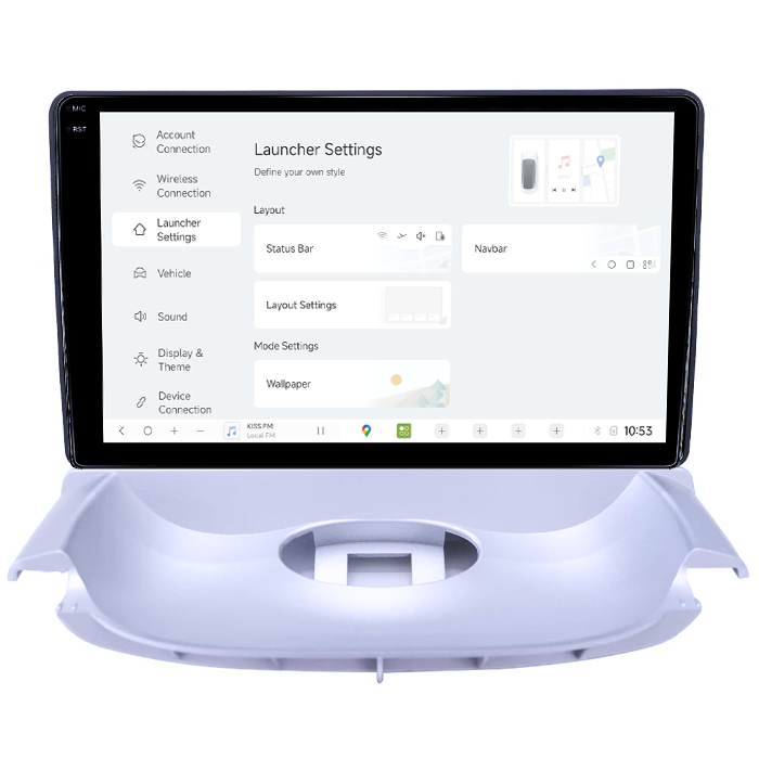 Navigatie dedicata Peugeot 206 1998-2009, DUDU3, 4GB RAM 64GB ROM, Octacore, Platforma 8581, Android, Display QLED 9", DSP, Carplay&AndroidAuto [5]