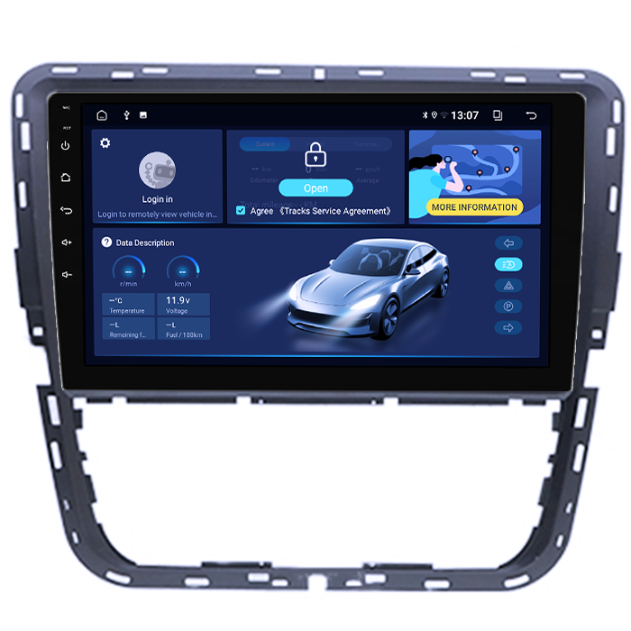 Navigatie dedicata Passat 2012-2015, 4GB RAM 64GB ROM, Quad Core, Display 9" QLED 1K, Carplay, Android 14, Bluetooth, Magazin Play, Suport Camere AHD [3]
