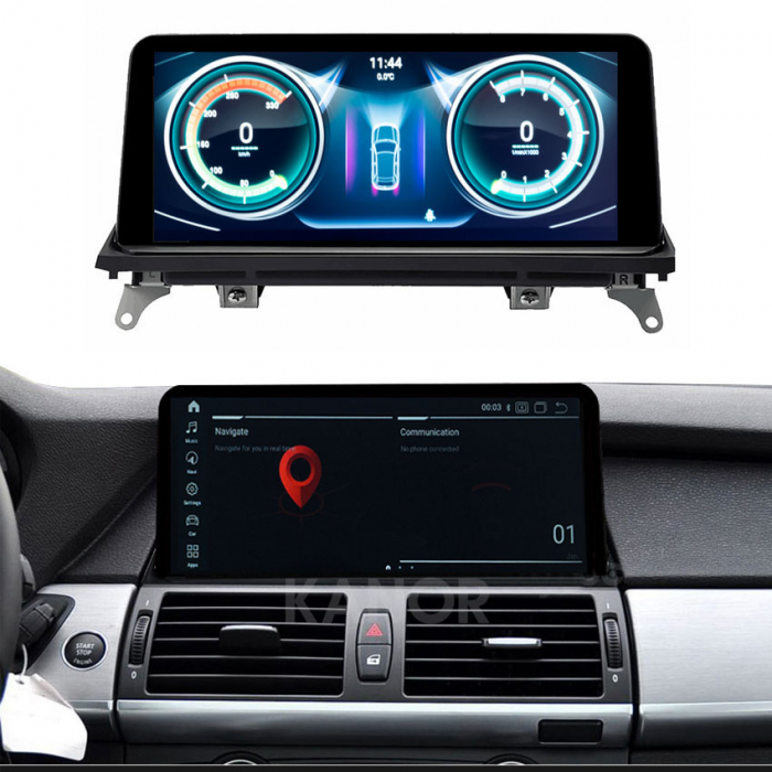 Navigatie dedicata BMW X1/X2/X3/X5/X6&Seria 1/3/4/5/6 2010-2013, CIC, 6GB RAM 128GB ROM, Octacore,Android 13, Display QLED 12.3”, Suporta camera 360º, DSP, Carplay&Android Auto, SIM 4G [4]