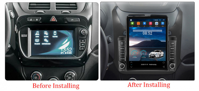 Navigatie dedicata Chevrolet Cobalt 2011-2018,Tesla Style, ANDROID 13,Carplay&Android Auto, 10 inch , 8+128GB, Internet, Aplicatii, Waze, Gps [3]