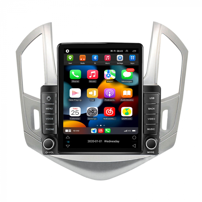 Navigatie dedicata Chevrolet Cruze 2012-2015,Tesla Style, ANDROID 13,Carplay&Android Auto, 10 inch , 8+128GB, Internet, Aplicatii, Waze, Gps [3]