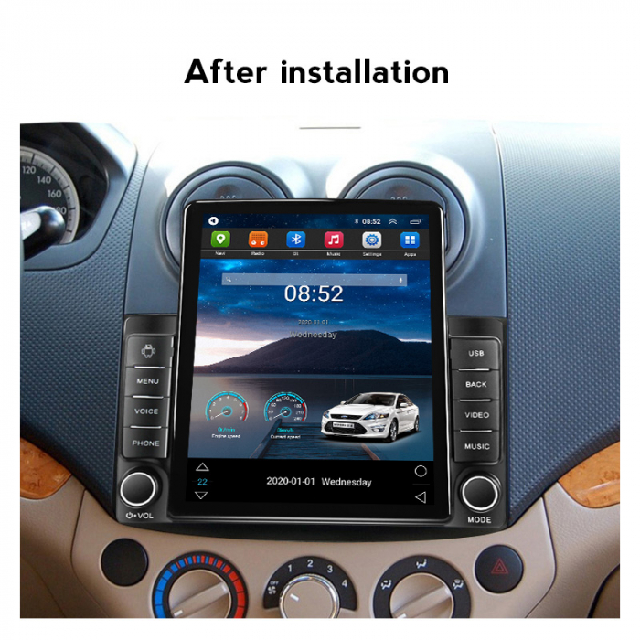 Navigatie dedicata Chevrolet Epica 2006-2011,Tesla Style, ANDROID 13,Carplay&Android Auto, 10 inch , 8+128GB, Internet, Aplicatii, Waze, Gps [4]