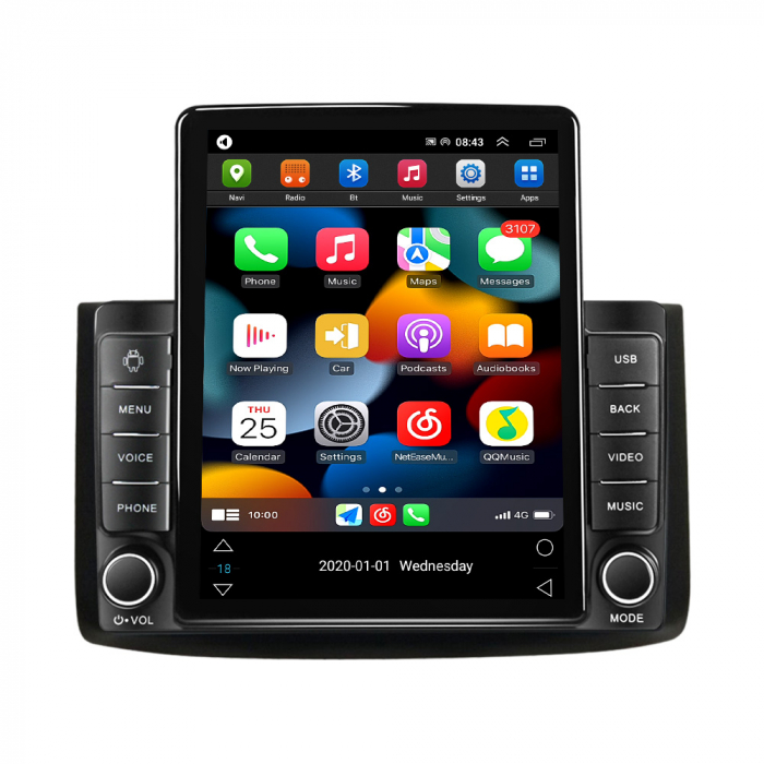 Navigatie dedicata Chevrolet Epica 2006-2011,Tesla Style, ANDROID 13,Carplay&Android Auto, 10 inch , 8+128GB, Internet, Aplicatii, Waze, Gps [2]