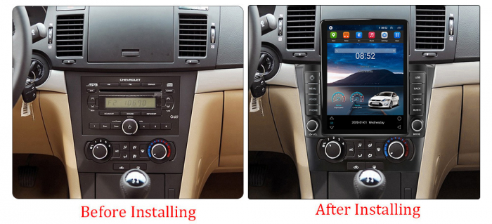 Navigatie dedicata Chevrolet Epica 2006-2012,Tesla Style, ANDROID 13,Carplay&Android Auto, 10 inch , 8+128GB, Internet, Aplicatii, Waze, Gps [3]