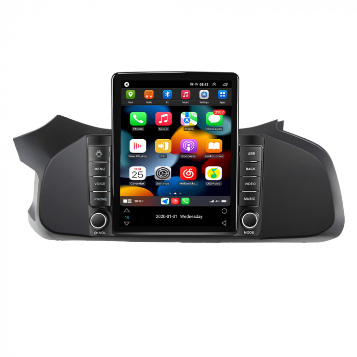 Navigatie dedicata Chevrolet Onix 2012-2019,Tesla Style, ANDROID 13,Carplay&Android Auto, 10 inch , 8+128GB, Internet, Aplicatii, Waze, Gps [2]