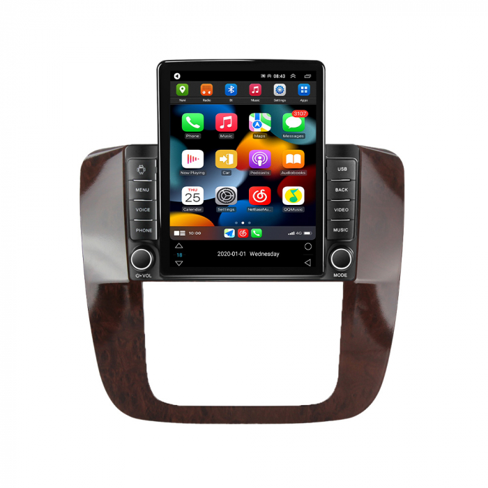 Navigatie dedicata Chevrolet Tahoe 2012,Tesla Style, ANDROID 13,Carplay&Android Auto, 10 inch , 8+128GB, Internet, Aplicatii, Waze, Gps [2]