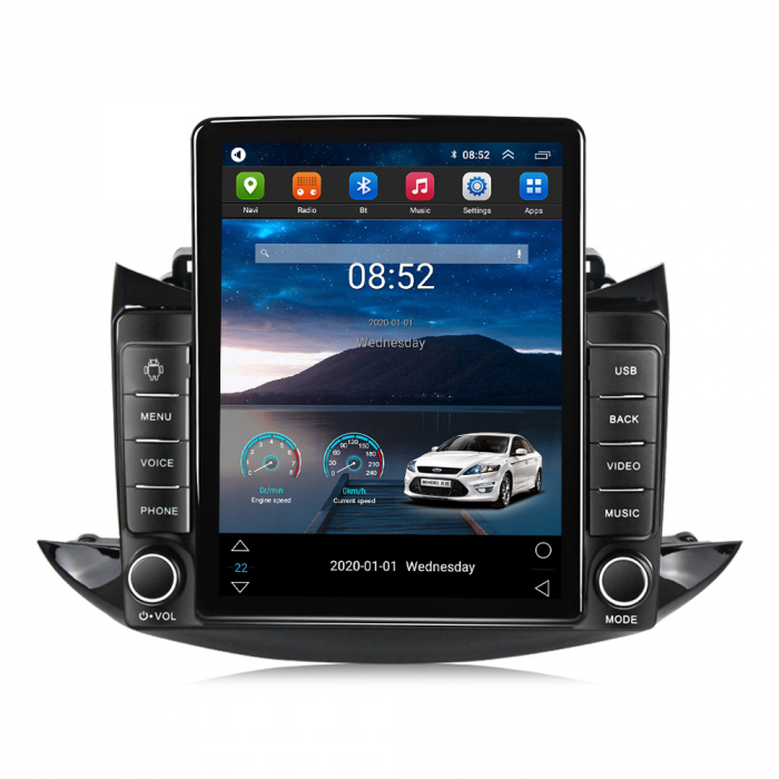 Navigatie dedicata Chevrolet Trax 2013-2020,Tesla Style, ANDROID 13,Carplay&Android Auto, 10 inch , 8+128GB, Internet, Aplicatii, Waze, Gps [1]