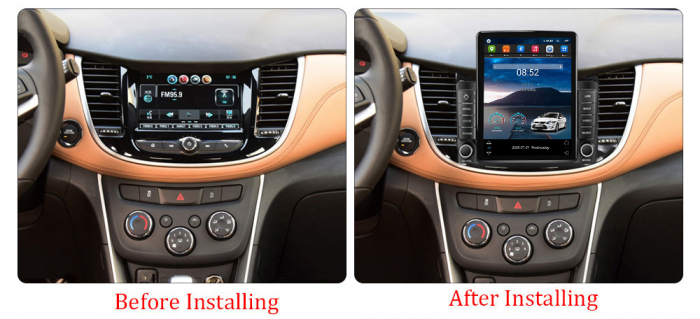 Navigatie dedicata Chevrolet Trax 2013-2020,Tesla Style, ANDROID 13,Carplay&Android Auto, 10 inch , 8+128GB, Internet, Aplicatii, Waze, Gps [3]