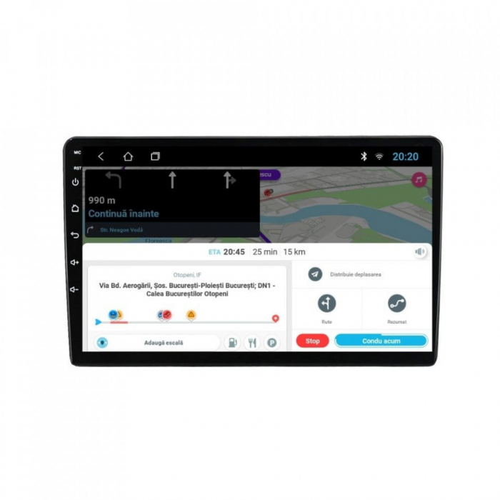Navigatie dedicata Citroen C5 2009, 4GB RAM 64GB ROM, Octacore, Android 13, Display QLED 10", DSP, Carplay, Android Auto, Internet, Youtube, Waze, WIFI, Bluetooth [3]