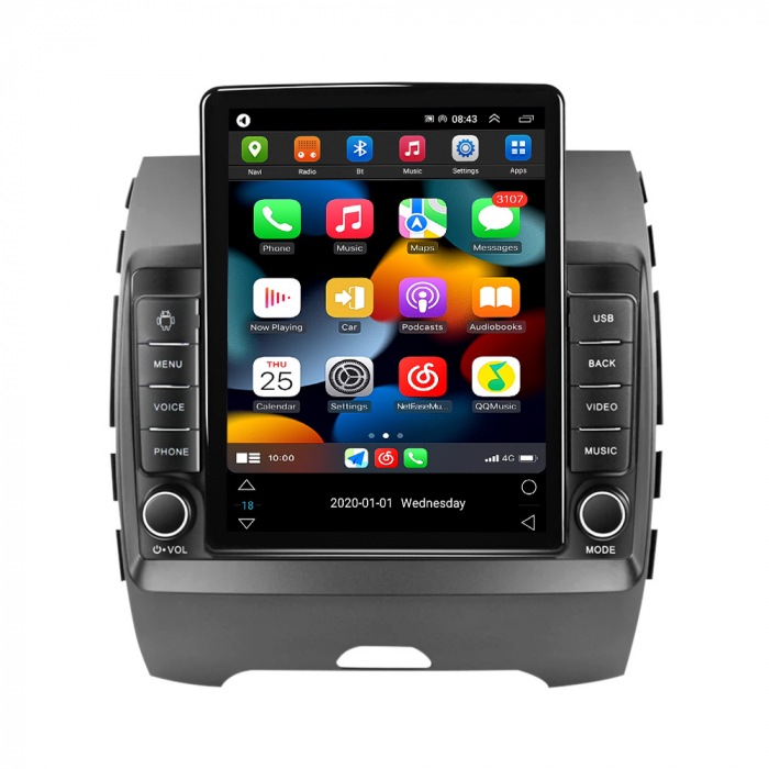Navigatie dedicata Ford Edge 2015-2018 ,Tesla Style, ANDROID 13,Carplay&Android Auto, 10 inch , 4GB RAM 64GB ROM, Internet, Aplicatii, Waze, Gps [2]