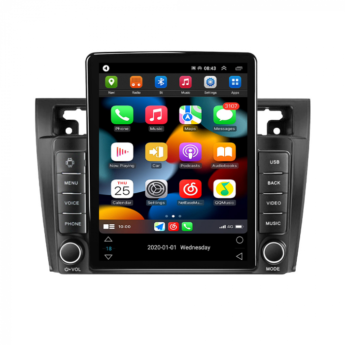Navigatie dedicata Ford Fiesta Mk5 2002-2008,Tesla Style, ANDROID 13,Carplay&Android Auto, 10 inch , 4+64GB, Internet, Aplicatii, Waze, Gps [2]