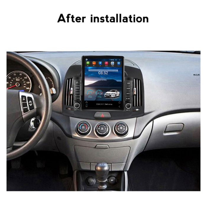 Navigatie dedicata Hyundai Elantra 2006-201,Tesla Style, ANDROID 13,Carplay&Android Auto, 10 inch , 8+128GB, Internet, Aplicatii, Waze, GPS [4]