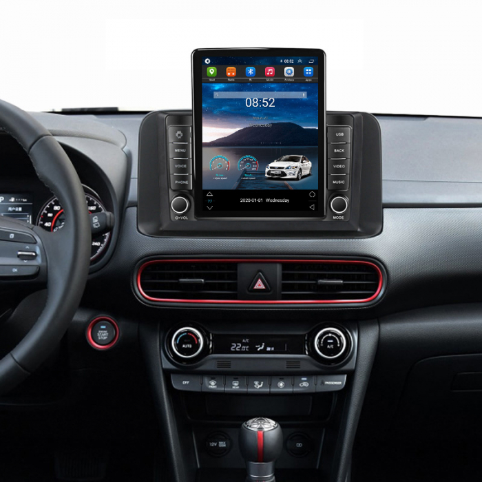 Navigatie dedicata Hyundai Encino 2018-2020,Tesla Style, ANDROID 13,Carplay&Android Auto, 10 inch , 8+128GB, Internet, Aplicatii, Waze, GPS [4]