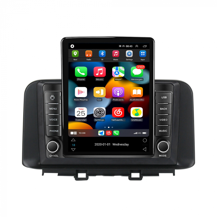 Navigatie dedicata Hyundai Encino 2018-2020,Tesla Style, ANDROID 13,Carplay&Android Auto, 10 inch , 8+128GB, Internet, Aplicatii, Waze, GPS [2]