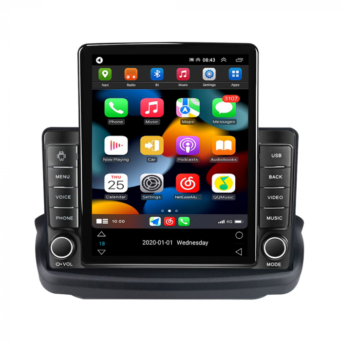 Navigatie dedicata Hyundai Rohens Genesis Coupe,Tesla Style, ANDROID 13,Carplay&Android Auto, 10 inch , 8+128GB, Internet, Aplicatii, Waze, GPS [4]