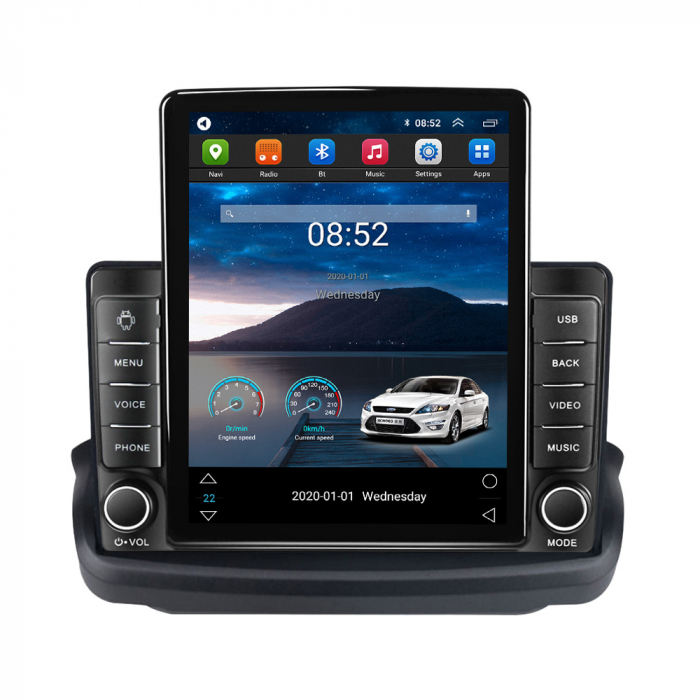 Navigatie dedicata Hyundai Rohens Genesis Coupe,Tesla Style, ANDROID 13,Carplay&Android Auto, 10 inch , 8+128GB, Internet, Aplicatii, Waze, GPS [3]