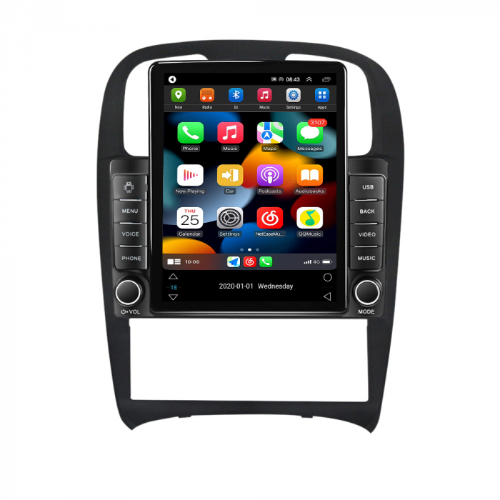 Navigatie dedicata Hyundai Sonata Fe 2004-2012,Tesla Style, ANDROID 13,Carplay&Android Auto, 10 inch , 8+128GB, Internet, Aplicatii, Waze, GPS [2]