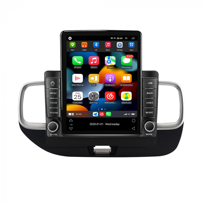 Navigatie dedicata Hyundai Venue 2019-2020,Tesla Style, ANDROID 13,Carplay&Android Auto, 10 inch , 8+128GB, Internet, Aplicatii, Waze, GPS [2]