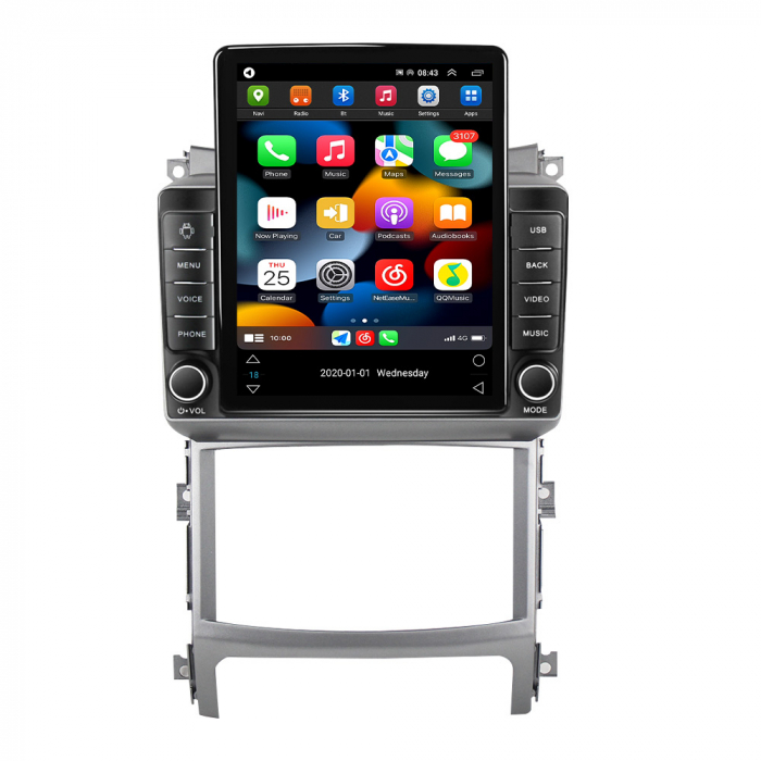 Navigatie dedicata Hyundai Veracruz IX55 2006-2015,Tesla Style, ANDROID 13,Carplay&Android Auto, 10 inch , 8+128GB, Internet, Aplicatii, Waze, GPS [2]