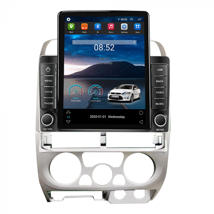 Navigatie dedicata Isuzu D-Max 2007-2011 Tesla Style, 8+128GB, ANDROID 13,Carplay&Android Auto, 10 inch, Internet, Aplicatii, Waze, GPS [2]