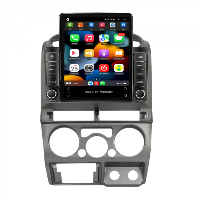 Navigatie dedicata Isuzu D-Max 2007-2011 Tesla Style, 8+128GB, ANDROID 13,Carplay&Android Auto, 10 inch, Internet, Aplicatii, Waze, GPS [3]