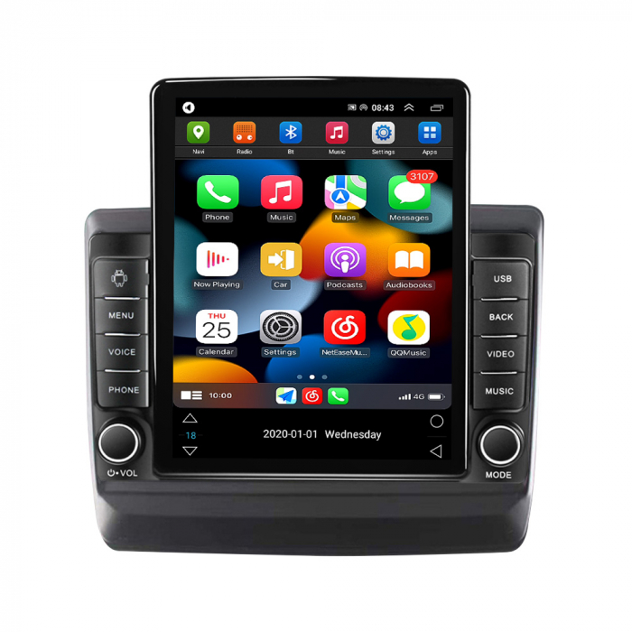 Navigatie dedicata Isuzu D-Max 2020 Tesla Style, 8+128GB, ANDROID 13,Carplay&Android Auto, 10 inch, Internet, Aplicatii, Waze, GPS [2]