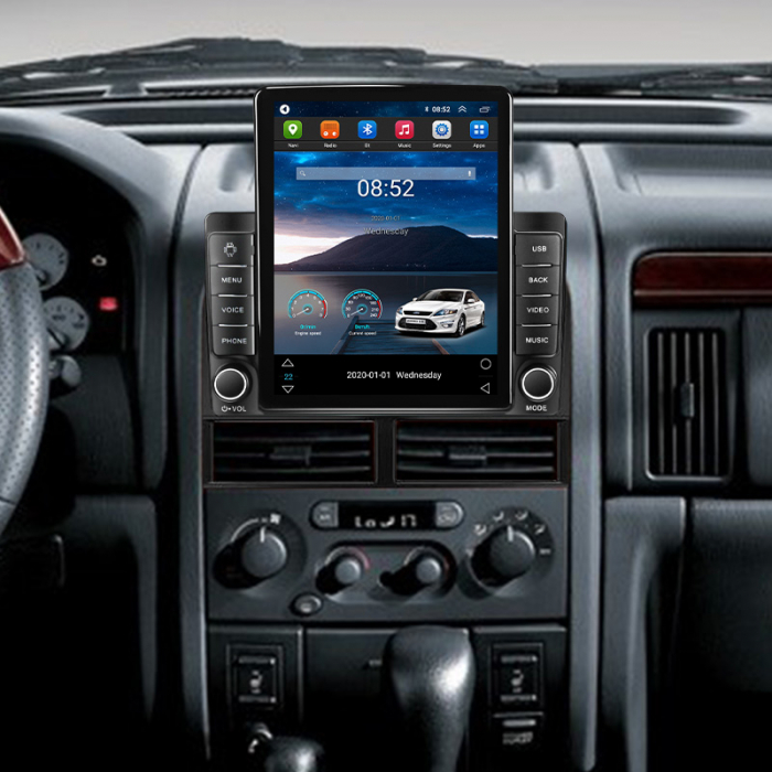 Navigatie dedicata Jeep Grand Cherokee 1999-2005 Tesla Style, 8+128 GB, ANDROID 13,Carplay&Android Auto, 10 inch, Internet, Aplicatii, Waze, GPS [3]