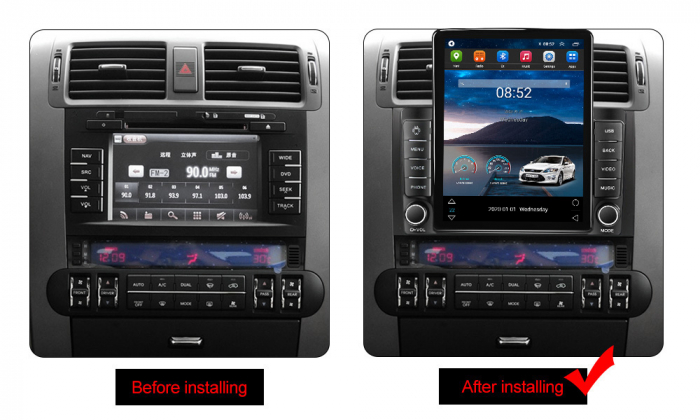 Navigatie dedicata KIA Borrego Mohave 2008-2012,Tesla Style, ANDROID 13,Carplay&Android Auto, 10 inch , 8+128GB, Internet, Aplicatii, Waze, GPS [3]