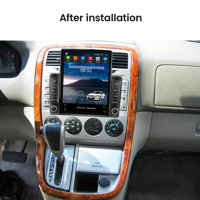Navigatie dedicata KIA Carnival 2002-2006,Tesla Style, ANDROID 13,Carplay&Android Auto, 10 inch , 8+128GB, Internet, Aplicatii, Waze, GPS [4]